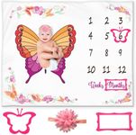 KEMINA BLANKETS Baby Monthly Milest