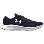 Under Armour Women's Charged Pursuit 3 Running Shoe, Black/White, 11