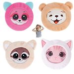 FOMI Ultra Strong Kids Hot Cold Ice Packs | 4 Pack | Soft Colorful Sleeves | Animal Designed Children Gel Bead Wrap | Pain Relief for Kids Boo Boos, Fever, Headaches | Strap to Hold in Place