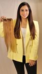 The Indian Extension Company Real Human Hair Topper Extensions, Clip in Scalp Toppers Lace Hair 4x4, 18 inches Light Brown