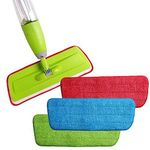 Washable Mop Head Replacement Microfiber Spray Refill Cloth Mop Cleaning Pads, Pack of (1)