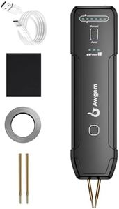 Battery Spot Welder,Awgem Handheld Spot Welder with 11 Gear,Replacement Needles,Auto/Humanized Manual Modes,Portable Spot Welding for 18650/lithium battery