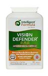 Vision Defender AMD Eye Health Supplement: Exact AREDS2 6-Nutrient Complex with Lutein & Zeaxanthin, Vitamins C & E, Zinc & Copper. 1-a-Day Vegan Eye Tablets for Vision Support, 90 Tablets. Made in UK