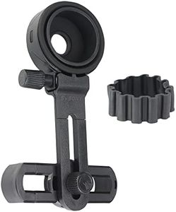 SVBONY SV218 Universal Smartphone Adapter, Adjustable Cell Phone Adapter Support Eyepiece Diameter 26 to 43.5mm, Compatible with Spotting Scope Monocular Binoculars Telescope