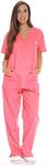 Just Love Women's Coral Scrub Set -