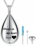 Teardrop Urn Necklace for Ashes for