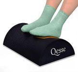 QESSE Foot Rest Cushion, Foot Rest Under Desk - Backpain&Knee Pain Relief – Ergonomic High Density Foam - Non-Slip Bottom Footrest - Foot Support for Gaming, Office – Home, Office and Travel Furniture