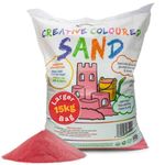 Rainbow Eco Play – Coloured Sand – Red Sand – 15kg – Kids Sand – 100% Natural - Play Sand for Kids – Sand Art Kits for Kids – Childrens Craft Sand