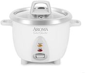 AROMA® 6-Cup(cooked) / 1.3Qt. Select Stainless™ Rice Cooker, Stainless Steel Inner Pot (ARC-753SG)