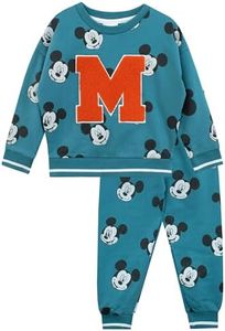 Disney Traje de Mickey Mouse Conjunto de conjunto de sudadera y joggers para niño | Chándal de Mickey Mouse para niños | 2-3 Anos | Mercancía oficial de Mickey Mouse