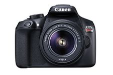 Canon EOS Rebel T6 Digital SLR Camera Kit with EF-S 18-55mm f/3.5-5.6 is II Lens (Black)