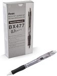 Pentel RSVP Super RT Ballpoint Pen, (0.7mm) Fine Line, Black Ink, Box of 12 (BX477-A)