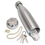 Diversion Water Bottle Can Safe by Stash-it, Stainless Steel Tumbler with Hiding Spot for Money, Discreet Decoy for Travel or at Home, Bottom Unscrews to Store your Valuables