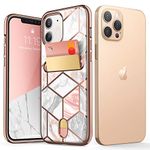 i-Blason Back Cover For iPhone 12/12 Pro (Poly Carbonate | Marble)