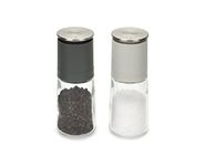 Joseph Joseph 20198 Salt & Pepper Mill Sets, Polypropylene, Black/Grey
