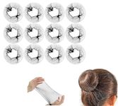 BOXO Juda Hair Nets Invisible Elastic Edge Mesh; 10 g - Set of 12 Pieces