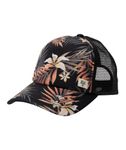 BILLABONG Women's Graphic Adjustable Trucker Hat with Mesh Back Baseball Cap, Black Pebble, One Size