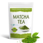 NutriExtracts Matcha Green Tea Powder, Our Original Ceremonial Grade 100g (100 servings) - Ideal for Matcha Latte, Smoothies, Cooking, Drinking, Natural Energy, Focus & Detox