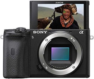 Sony Alpha 6600 | Appareil Photo Numérique Hybride APS-C ( 24,2 MP, AF en 0.02s, Suivi des Yeux, stabilisation interne 5 axes, 4K HLG, Ecran Selfie Vlogging, Batterie Haute Capacité )