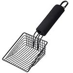 BasicForm Metal Cat Litter Scoop - Fast Sifting Deep Shovel with Comfy Handle, Designed for Multi-Cat Owners