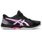 ASICS Men's Solution Swift FlyteFoam Tennis Shoes, 9, Black/HOT Pink