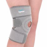 TYNOR Knee Wrap (Neoprene), Grey, Universal Size, 1 Unit