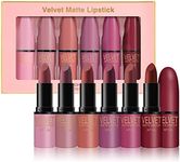 RoseFlower Lipsticks Set, 6 Colors 