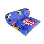 AWSM COLLECTION Cotton Baby Super Soft Lightweight Reversible All Season Use Comforter AC Blanket Baby Wrap for Kids, 43" x 58" Inches (0-5 Years)(Pack of 1) (Color-Blue)