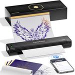 PhoFuta Tattoo Printer, Tattoo Stencil Printer for Tattoo Artists & Beginners, TP81 Stencil Printer with 10pcs Tattoo Transfer Paper, Thermal Tattoo Printer Compatible with Tablet, Phone & PC