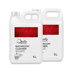 Qssiy Bathroom Cleaner liquid | Bathroom Floor Cleaner, removes 99.9% Germs, Used on Tap & Shower, Tile, Wash Basin, Wall Stain 10L (Fresh)