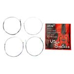 Alomejor Viola String 4pcs Set Durable V70 Viola Strings Set Reinforced Nickle String for Viola Replacement Part