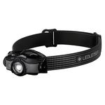 LED Lenser MH5 Fashionable & Compact Outdoor Multipurpose Headlamp (Black & Grey)