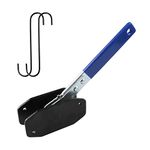 YanTone Brake Caliper Press Tool, Car Ratchet Brake Piston Spreader 360 Degree Swing Car Ratcheting Caliper Piston Compressor Wrench with 2PCS Brake Caliper Hanger