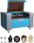 OMTech 100W CO2 Laser Engraver Cutter, Autofocus and Motorised 600x1000mm Workbed Laser Engraving Cutting Machine with Software and Ruida Control (Without Forklift Unloading)