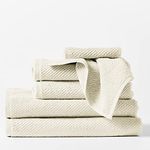 Coyuchi Air Weight Organic Towels, 6 Piece Set (Undyed)