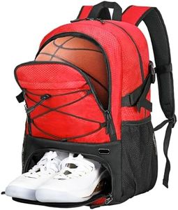 Goloni Soccer Bag,Large Sports Bag with with Separate Ball & Shoe Compartments,Youth Soccer Backpack for Basketball,Football,Volleyball