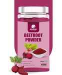 AmazerCare Beetroot Powder - 100 gm Jar, Non-GMO, Vegan-Friendly For Eating & Drink, Immunity Booster, 100% Pure