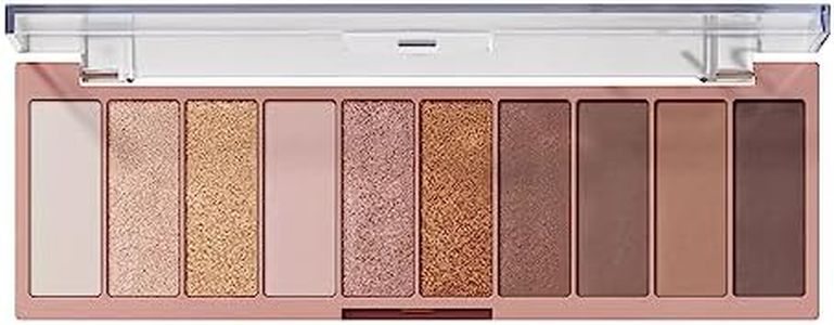 e.l.f. Perfect 10 Eyeshadow Palette, Ten Ultra-pigmented Neutral Shades, Blendable Formula, Vegan & Cruelty-free, Need It Nude (Packaging May Vary)