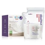 Nuliie Breast Milk Storage Bags 300Count, 8oz/250ml Pre-sterilized Milk Storage Bags, BPA Free for Breastfeeding with Pour Spout, Self-Standing Bag, Space Saving Flat Profile