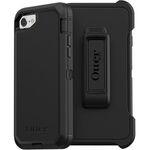 OtterBox Defender Series Case for iPhone SE (3rd and 2nd gen) and iPhone 8/7 - Retail Packaging - Black