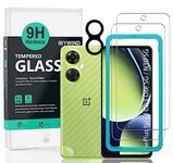 Ibywind Screen Protector For OnePlus Nord CE 3 Lite 5G/OnePlus Nord N30 5G 6.72"[2 Pack],9H Hardness Tempered Glass,With 1Pc Camera Lens Protector,Easy to Install