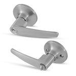 Honeywell 8104301 Straight Entry Door Lever, Satin Nickel