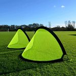 MRT Sports Sports Quick Setup Easy Folding Storage Sports Pop-up Net Soccer Goal Post for Kids with Free Carry Bag (Small)