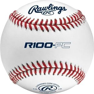 Rawlings | Pro Comp Practice Baseballs | Collegiate / High School / Travel | Flat & Raised Seam Options | 12 Count