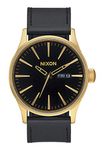 NIXON Mens Analog Quartz Watch with Leather Strap A105-513-00