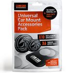 CAW.CAR Accessories The Richest Replacement Pack for Any Magnetic Car Mount - PopSocket Compatible Metal Phone Plates (Discs) and 3M Adhesive Stickers in Unique Adhesives Life Extending Packaging