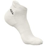 HEELIUM Bamboo Socks For Men, Ankle Length, Anti-Odour & Breathable, Padded Base & Anti-Bacterial, Softer Than Cotton, Made In India, White