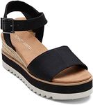 TOMS Women's, Diana Sandal Black 8 