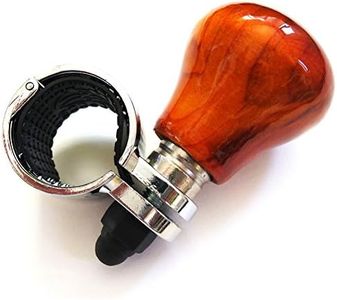 LforL [Handicrafts Using Wood] Can be Mounted on All Models Luxury Design Vehicle Handle Spinner Power Handle Spinner Handle Car Steering Wheel Car Accessories
