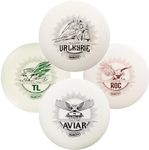 INNOVA Glow Disc Golf Starter Set – 140-180g – DX Putter, Mid-Range, & Drivers PDGA Approved Disc Golf Set